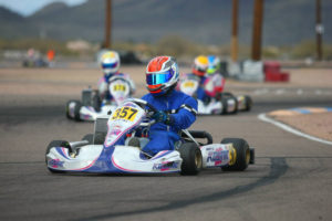 Phillip Arscott earned his second victory of the season, and now leads the Senior Max championship chase (Photo: Sean Buur - Go Racing Magazine)