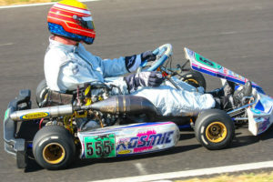 S4 Master Stock Moto driver Bruce McKean piloted his RPG entry to his first victory of the season (Photo: Sean Buur - Can-Am Karting Challenge)