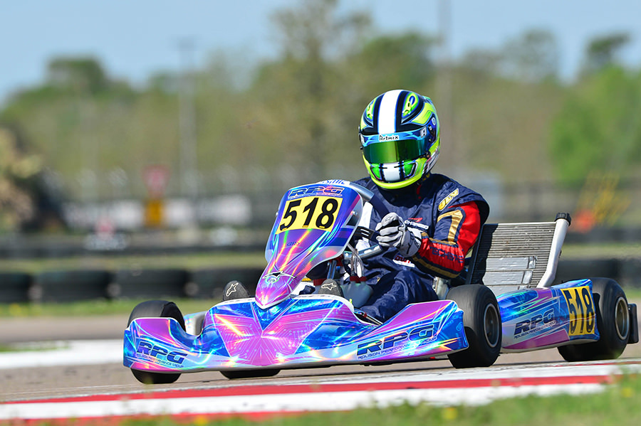 Paulo Lopes recorded two podium finishes in the X30 Master class (Photo: On Track Promotions – otp.ca)