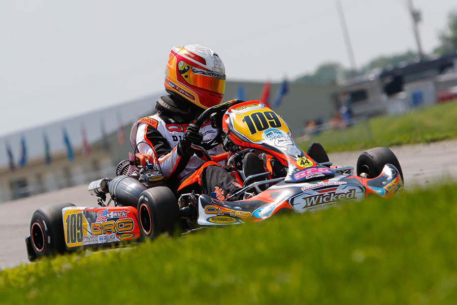 Kyle Wick finished out his rookie S1 Pro season with a third podium finish, earning the SKUSA #2 plate for 2019 (Photo: On Track Promotions – otp.ca)